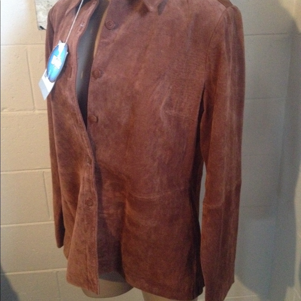 NWT- Massini Women's Soft Washable Suede Jacket. Retail $90 - Picture 2 of 8